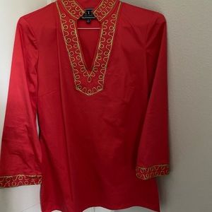 orange and gold tunic